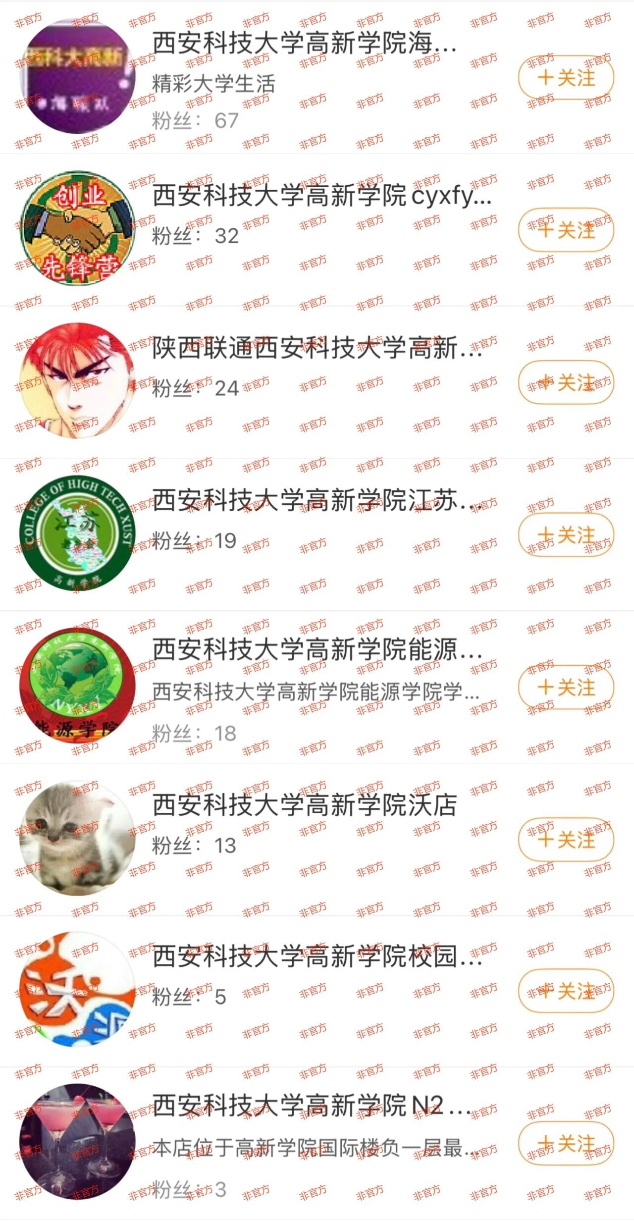 西安科技大学高新学院严正声明：非官方账号不予认可 严禁擅用学校名称及标识