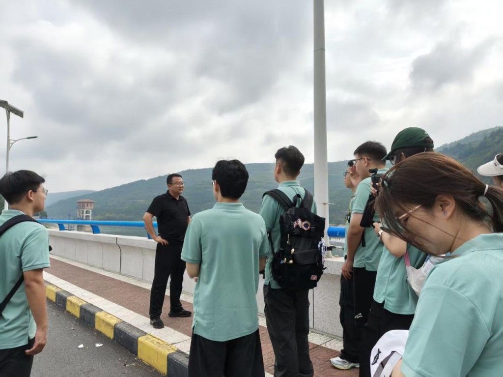 西北农林科技大学“水润三秦·青年知行”调研队赴关中开展水利枢纽实践调研